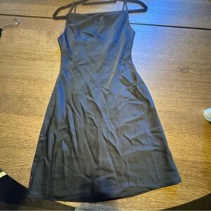 Elegant Black Slip Dress